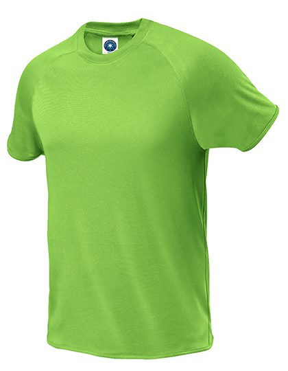 Men´s Sport T-Shirt – Starworld in Fluorescent Green