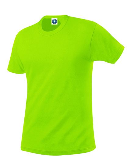 Men´s Performance T-Shirt – Starworld in Fluorescent Green