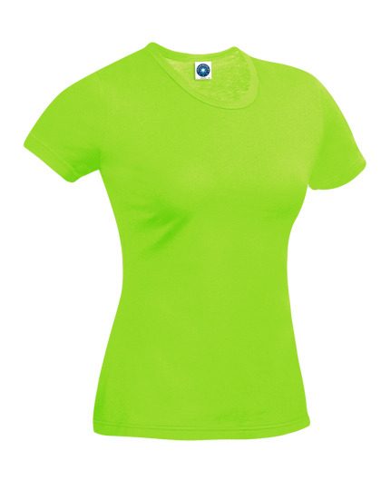 Ladies´ Performance T-Shirt – Starworld in Fluorescent Green