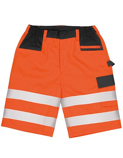 Safety Cargo Shorts – Result SafeGuard in Fluorescent Orange