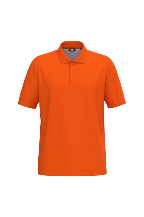 Unisex-Polohemd aus Baumwolle/Polyester WK208 – WK in Fluorescent Orange