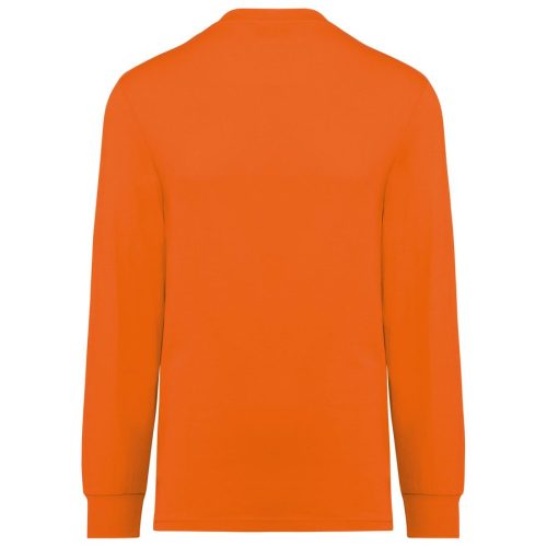 Unisex-T-Shirt mit langen Ärmeln WK303 – WK in Fluorescent Orange