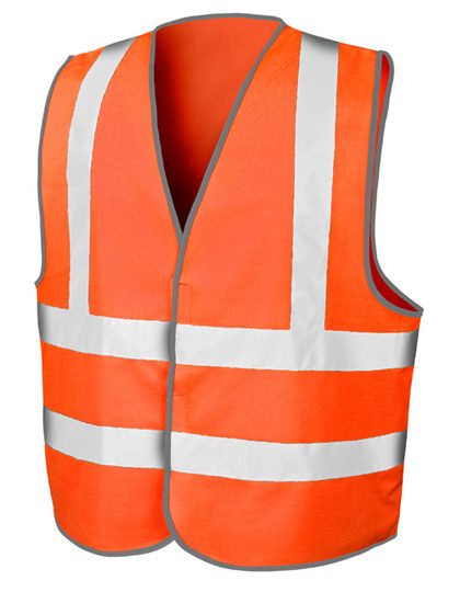 High Vis Motorway Vest – Result SafeGuard in Fluorescent Orange