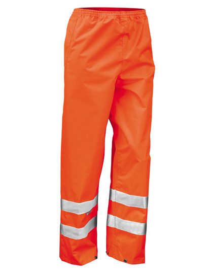 Safety High Vis Trouser – Result SafeGuard in Fluorescent Orange