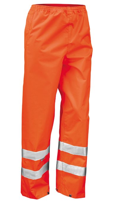 High-Viz Trousers R022X – Result in Fluorescent Orange