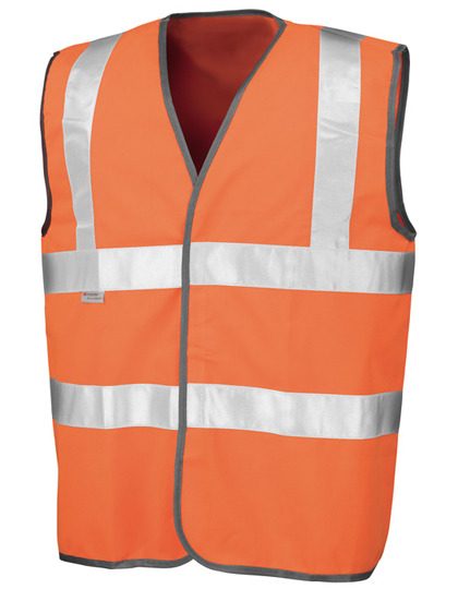 Safety Hi-Vis Vest Using 3M™ – Result SafeGuard in Fluorescent Orange