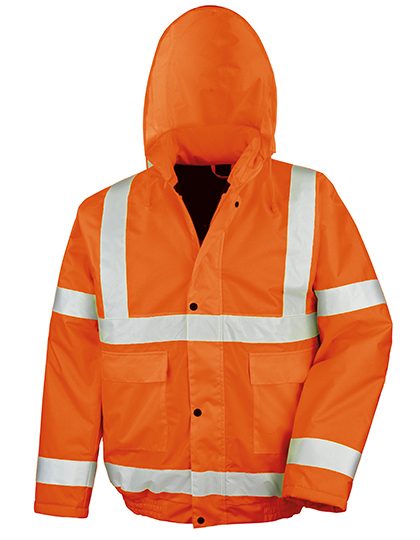 High Vis Winter Blouson – Result SafeGuard in Fluorescent Orange