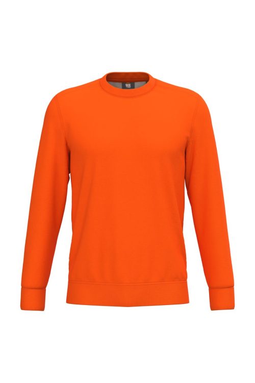 Unisex-Sweatshirt aus Polyester/Baumwolle WK405 – WK in Fluorescent Orange