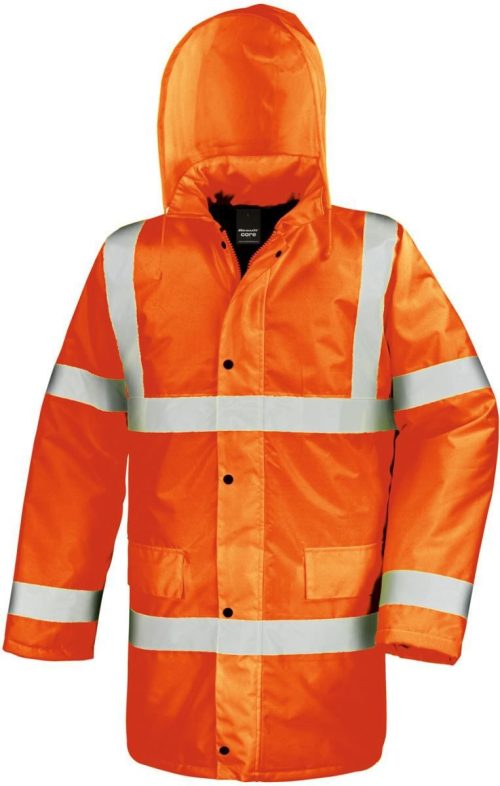 EN ISO 20471 :2013 Sicherheits Parka R 218X – Result in Fluorescent Orange