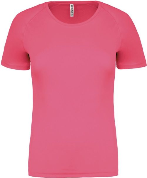 Damen Sport Shirt PA 439 – Kariban ProAct in Fluorescent Pink