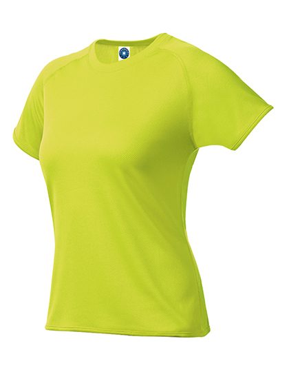 Ladies´ Sport T-Shirt – Starworld in Fluorescent Yellow