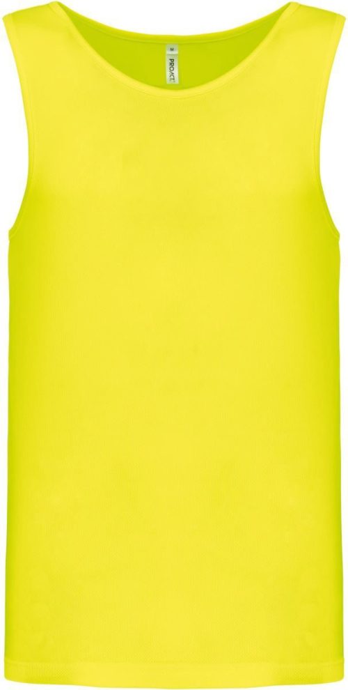 Herren Sport Tanktop PA 441 – Kariban ProAct in Fluorescent Yellow