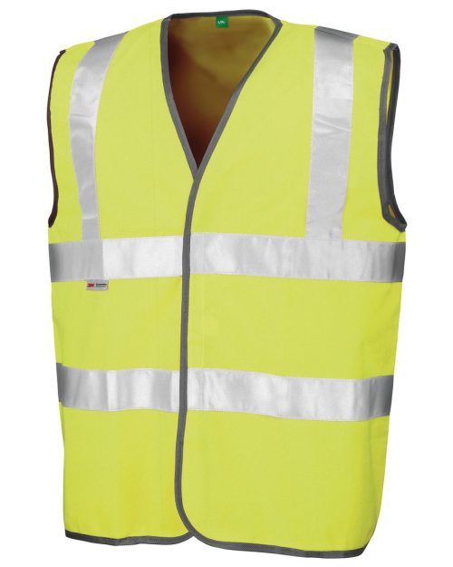Safety Hi-viz Vest R021X – Result in Fluorescent Yellow