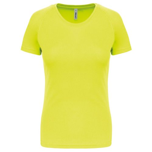 Damen Basic Sport Funktionsshirt Kurzarm PA439 – Proact in Fluorescent Yellow