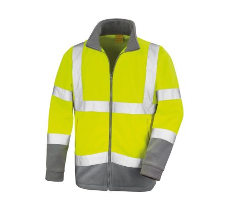 Safety Microfleece R329X – Result in Fluorescent Yellow
