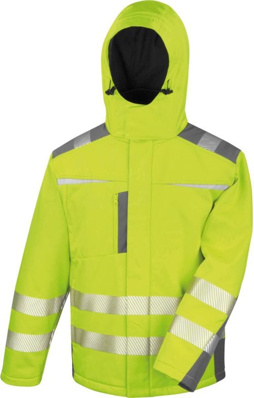 Workwear Softshell Jacke "Dynamic" R 331X – Result in Fluorescent Yellow