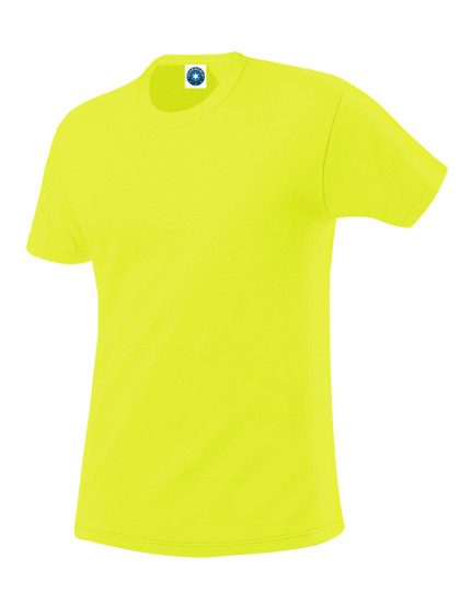 Men´s Performance T-Shirt – Starworld in Fluorescent Yellow