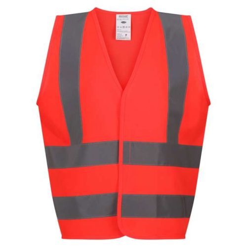 Hi-Vis Pro Junior Vest – Regatta in Fluro Red