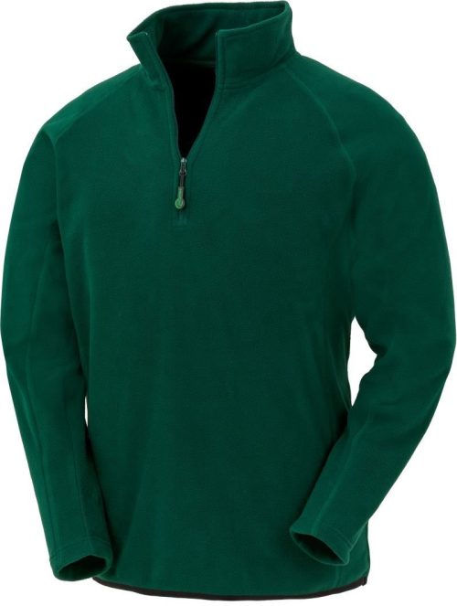 Microfleece Pullover mit 1/4 Zip R 905X – Result in Forest Green