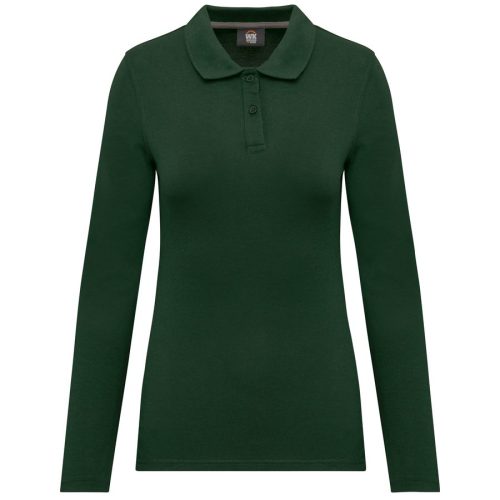 Langarm-Polohemd für Damen WK277 – WK in Forest Green