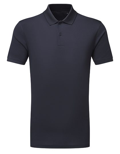 TriDri® Ion-Charge panelled polo – TriDri® in French Navy
