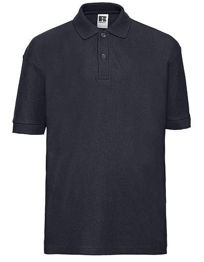 Kids Classic Polycotton Polo – Russell Athletic in French Navy