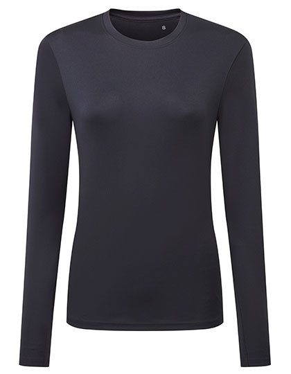 Women´s Long Sleeve Performance T-Shirt – TriDri® in French Navy