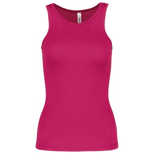 Damen Basic Sport Funktionsshirt ärmellos PA442 – Proact in Fuchsia