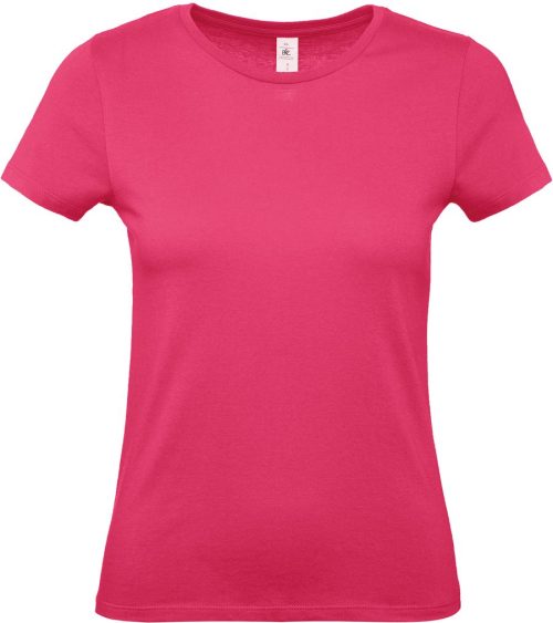 Damen-T-Shirt #E150 TW02T – B&C in Fuchsia