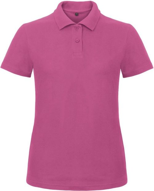 Damen Piqué Polo ID.001 /women – B&C in Fuchsia