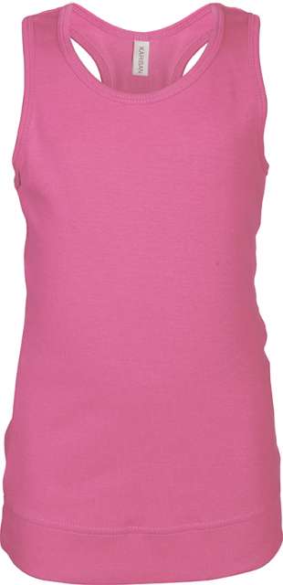 Girls' Vest – Kariban in Fuchsia