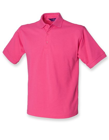 Men´s 65/35 Classic Piqué Polo Shirt – Henbury in Fuchsia