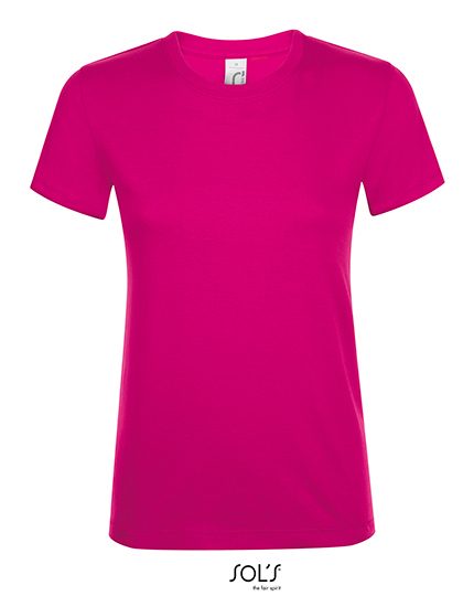 Women´s Regent T-Shirt – SOL´S in Fuchsia