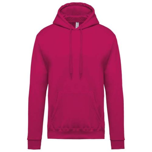 Men’s Hooded Sweatshirt – Kariban in Fuchsia