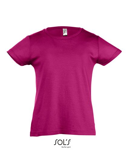 Kids´ T-Shirt Girlie Cherry – SOL´S in Fuchsia