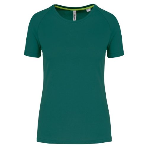 Damen-Sportshirt aus Recyclingmaterial mit Rundhalsausschnitt PA4013 – Proact in Gingko Green
