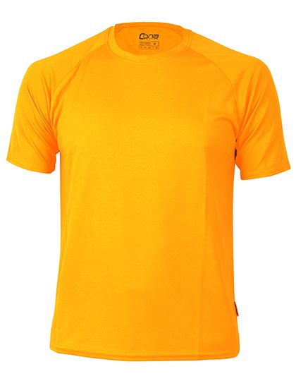Rainbow Tech Tee – CONA SPORTS in Gold Yellow