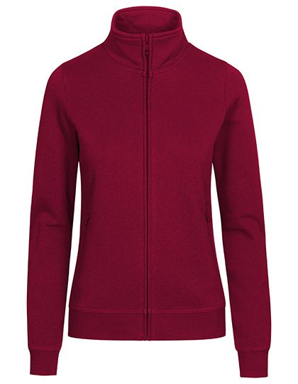 Women´s Sweatjacket – EXCD by Promodoro in Granat