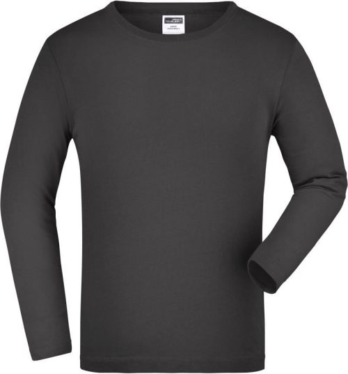 Kinder T-Shirt langarm JN 913K – Daiber in Graphite