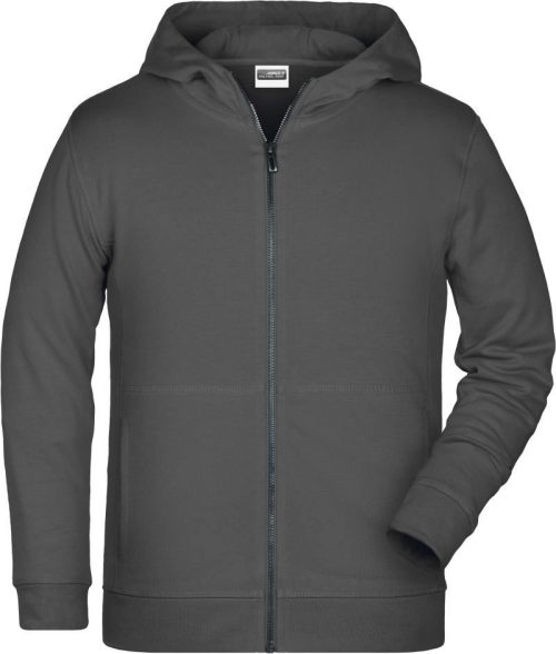 Kinder Kapuzen Sweatjacke 8026K – Daiber in Graphite