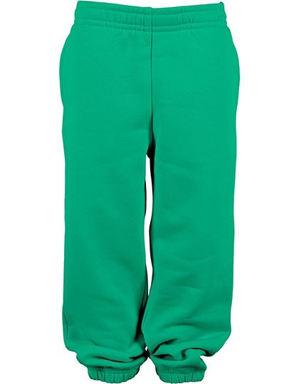 Kids Basic Sweatpants – Build Your Brand Basic in Grass Green