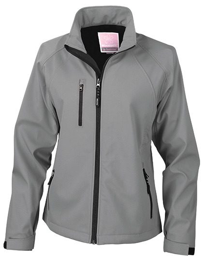Damen 2-Lagen Softshell Jacke R 128F – Result in Grey