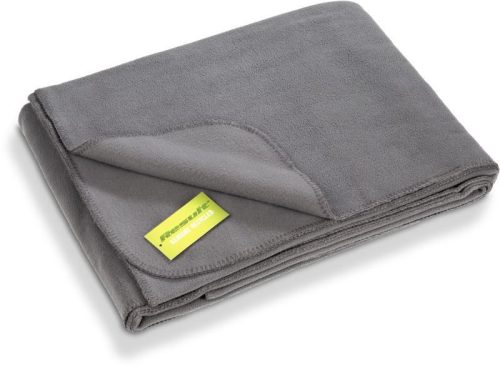 Recycling Fleece Decke R 939X – Result in Grey