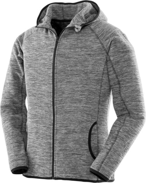 Damen Microfleece Kapuzenjacke S 245F – Spiro in Grey/Black