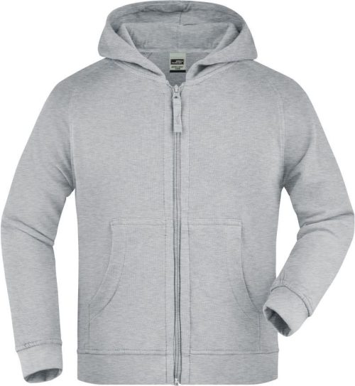Kinder Kapuzen Sweatjacke JN 59K – Daiber in Grey Heather