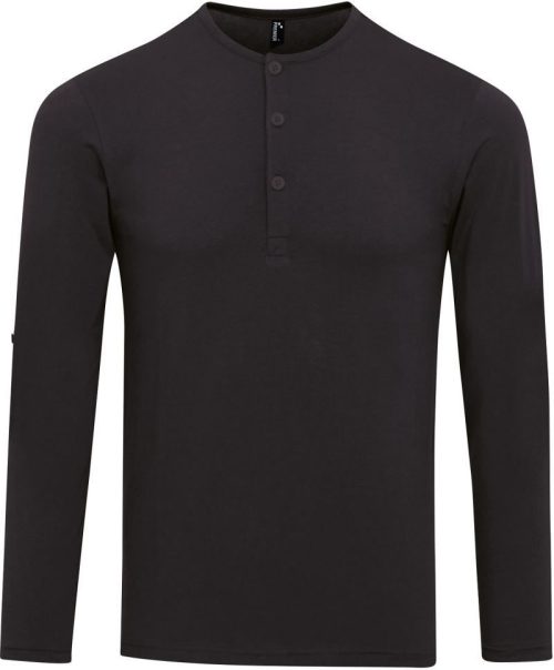 Men's Long John Roll Sleeve Tee – Premier in Grey Marl