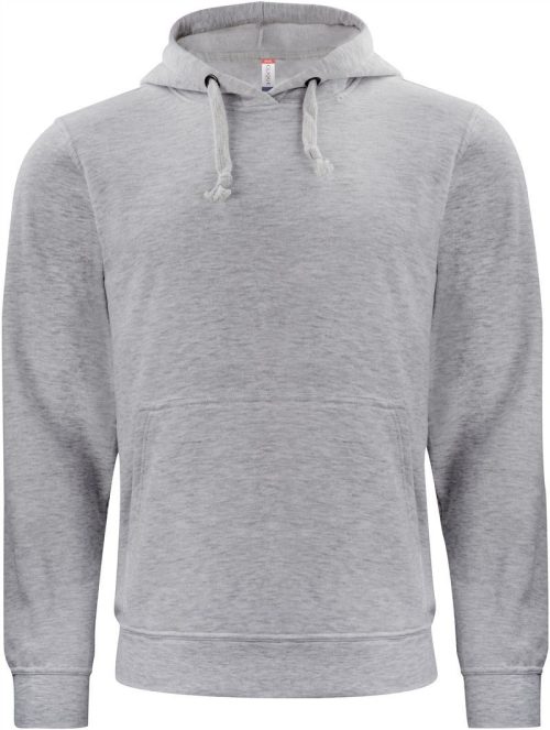 Unisex Kapuzen Sweater Basic Hoody – Clique in Grey Melange