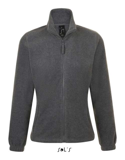 Sol's North Women - Zipped Fleece Jacket – SOL'S in Grey Melange
