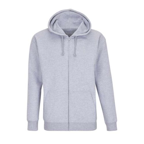 Sol's Carter - Unisex Full-Zip Hoodie – SOL'S in Grey Melange