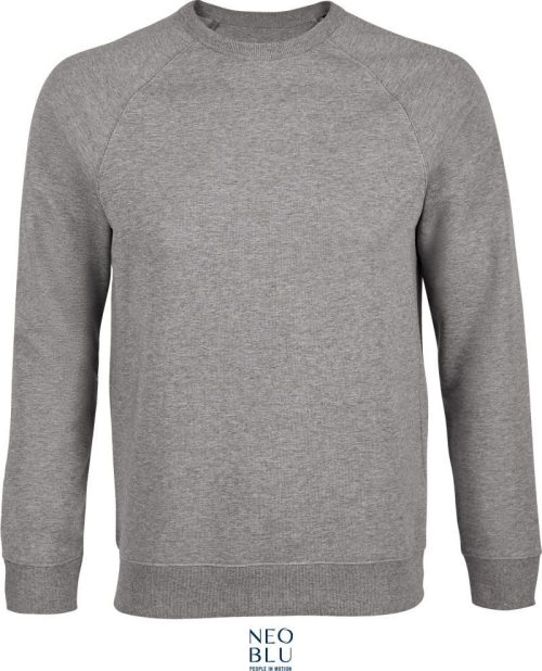 Herren Raglan Sweater Nelson Men – NEOBLU in Grey Melange